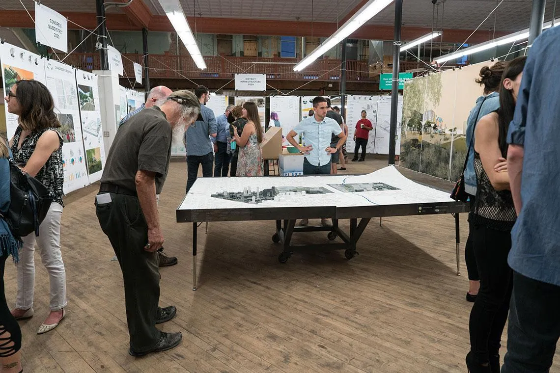 public exhibition and presentation for Downtown Tucson 2050